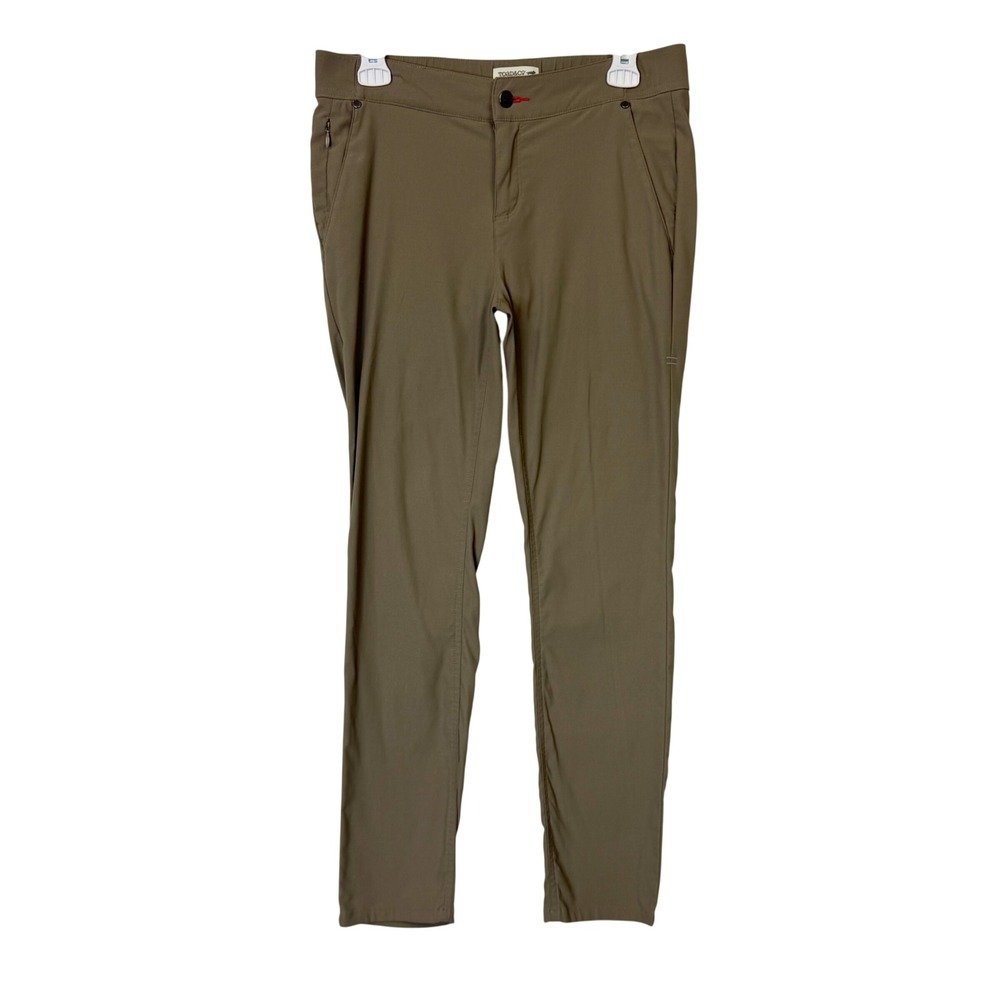 Toad Co Zingaro Chino Pants Women's 8 Tan Brown Hiking Gorpcore Outdoors